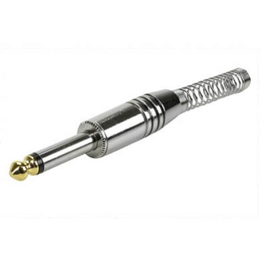 PLUGAO P10 MONO METAL C/ MOLA PROFISSIONAL