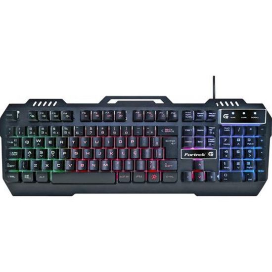 TECLADO GAMER FORTREK CRUSADER RGB