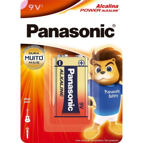 BATERIA 9V ALCALINA PANASONI
