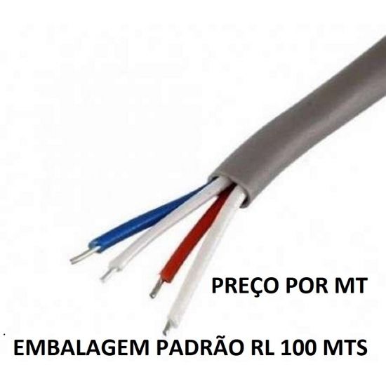 FIO TELEFONE/INTERFONE CCI 2 PARES X100 MEGATRON