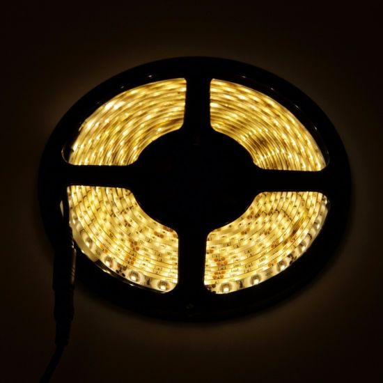 FITA LED BRANCO QUENTE LED 5050 5 METROS SEM FONTE