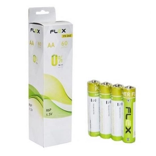 PILHA TUBO COM 60 COMUM FLEX  AA PEQUENA