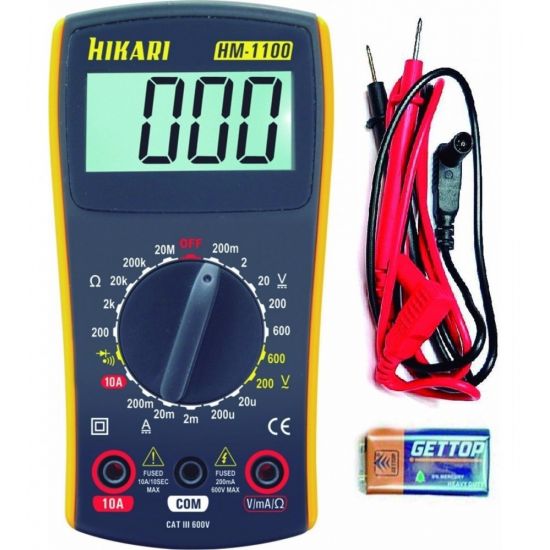 MULTIMETRO DIGITAL HM-1100 HIKARI AC/DC
