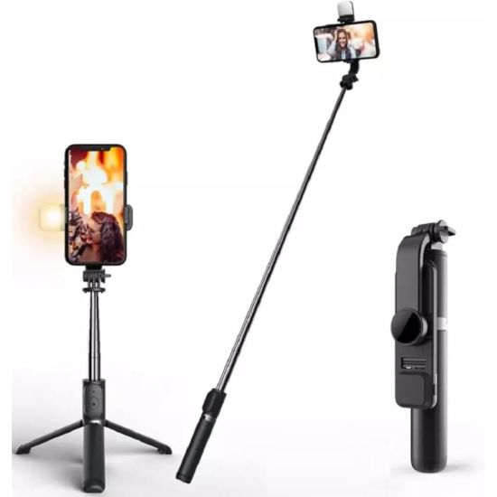 BASTAO DE SELFIE 360° COM CONTROLE KAPBOM