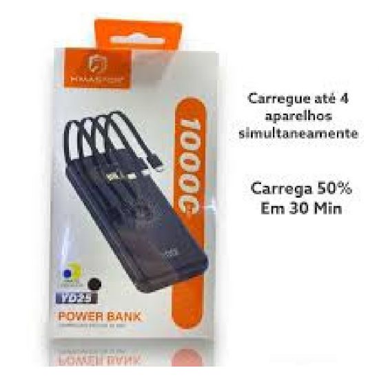 POWER BANK CARREGADOR PORTATIL MAGNETICO 10.000mah YD25 HMASTON