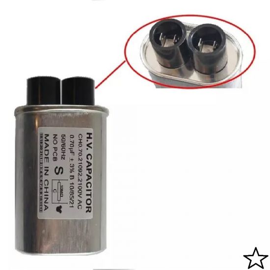 CAPACITOR MICROONDAS 0,70uF x 2000V TERM ESTREITO ($$$03)