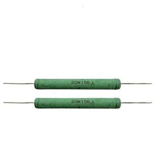 RESISTOR 20W     15R P/TWEETER FIO VERDE