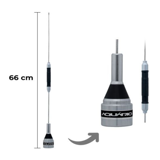 ANTENA PX 11 METROS BOBINA CENTRAL B-2050 AQUARIO