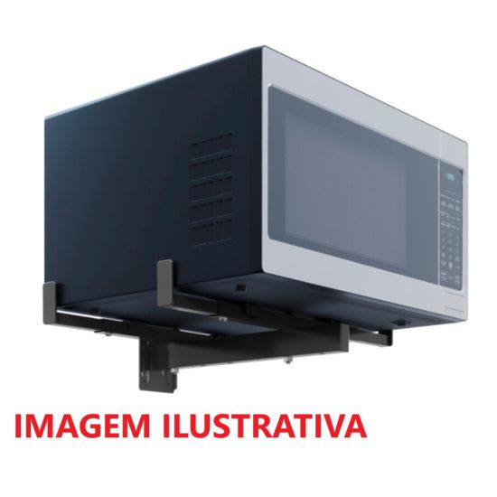 SUPORTE PARA FORNO MICROONDAS BRASFORMA SBR3.4 PRETO
