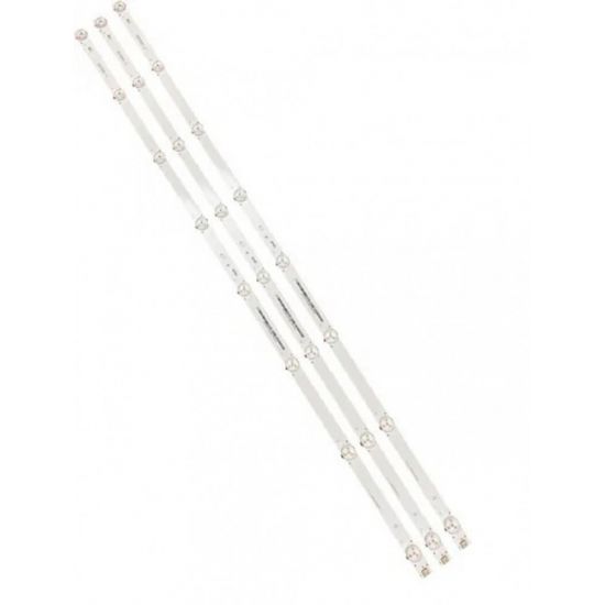 KIT 3 BARRA LED PANASONIC TC-40D400B 40F600B 40PN-D TC-40FS600B