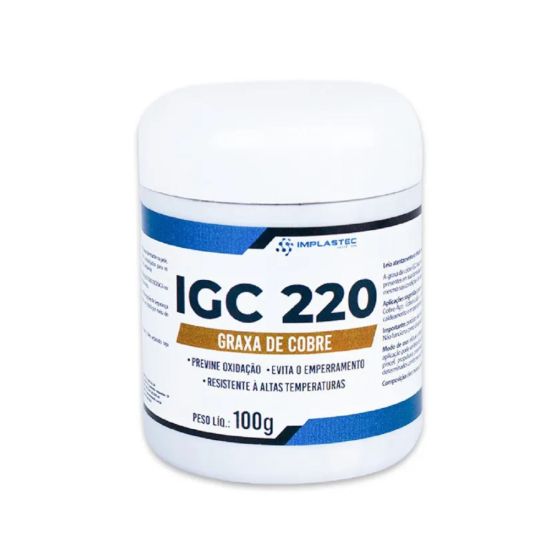 GRAXA DE COBRE (ANTI SEIZE) 100G IMPLASTEC