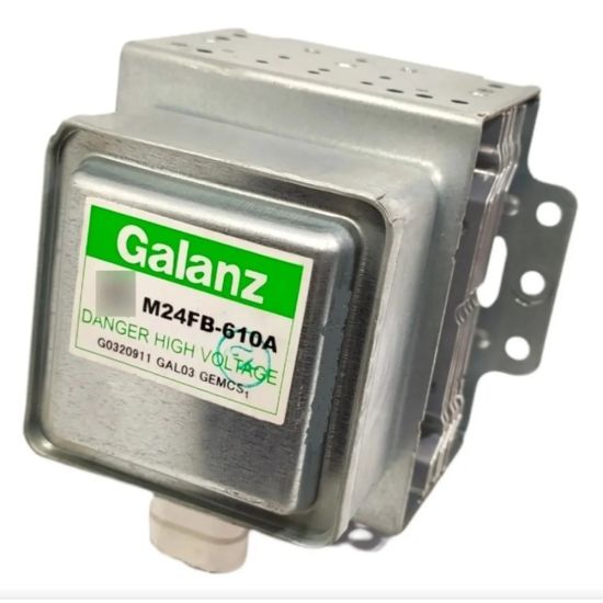 MAGNETRON ORIGINAL 3 FUROS GALANZ SERVE EM QUASE TODOS OS MODELOS M24FB-610A 900 GRAMAS DE PESO