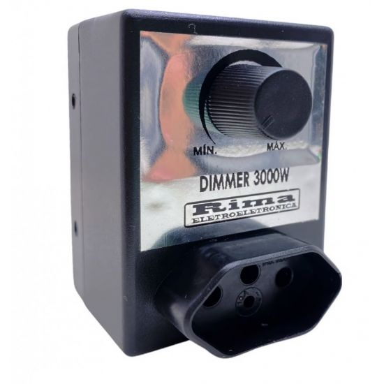 DIMER C/CHAVE ROTATIVA BIVOLT 3000W C/TOMADA