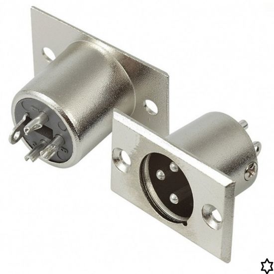 CANON PAINEL MACHO METAL XLR MACHO