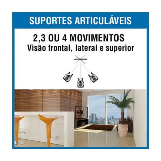 SUPORTE ARTICULADO+AUX 10-85" SBRP430 BRASFORMA