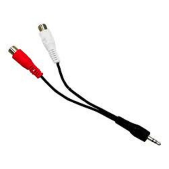 CABO 2RCA FEMEA X 1P2 STEREO 15CM