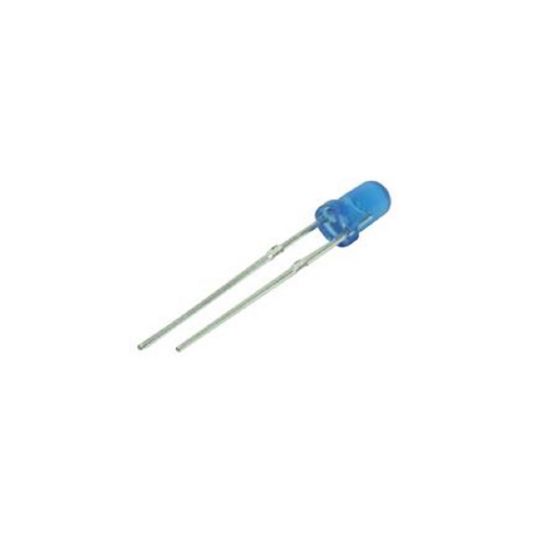 LED  3MM AZUL DIFUSO (COMUM)