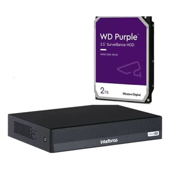DVR 8 CANAIS MULTI HD MHDX 3108-C INTELBRAS COM HD 2TB