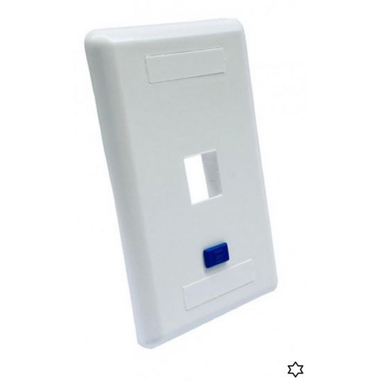 ESPELHO 4X2 1 FURO KEYSTONE PLACA