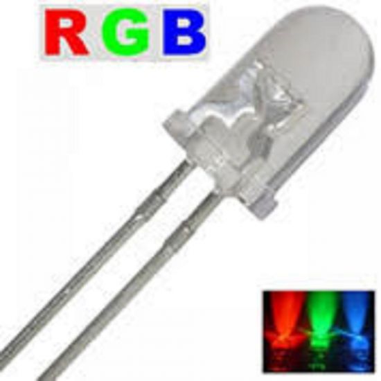 LED  5MM RGB TRICOLOR 2 TERMINAIS