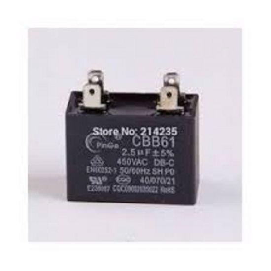 CAPACITOR MOTOR     2,5UF X 450V FASTON RETANGULAR