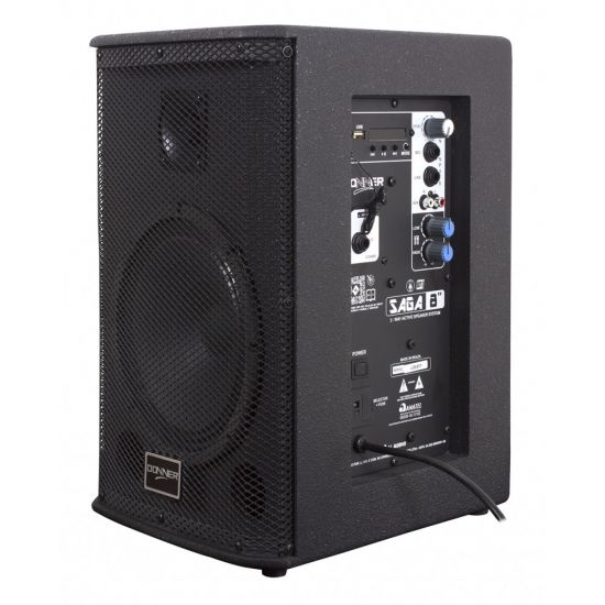 CAIXA ACUSTICA ATIVA 12A PT 250W RMS SAGA DONNER