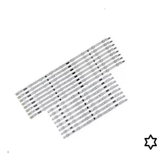 KIT 16 BARRA LED SAMSUNG UN46F5500 UN46F6100 UN46F5200 UN46F6400
