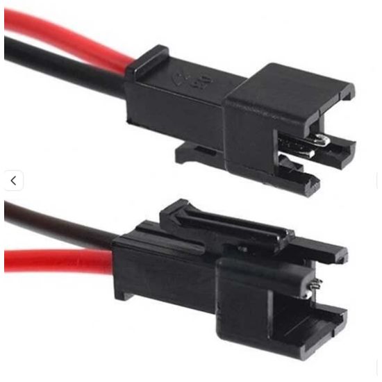 CONECTOR JST SMR-2P 22AWG 30CM SHR-SP CONECTOR PARA BATERIA CARRINHO AEROMODELISMO ETC