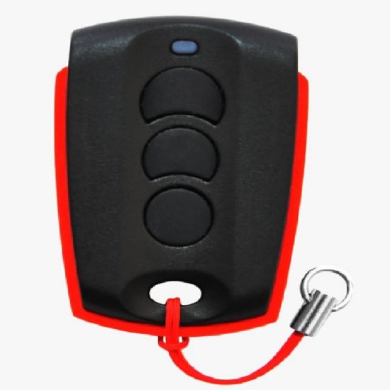 CT PORTAO HOMBRUS 433MHZ 3 BOTOES BIT VERMELHO