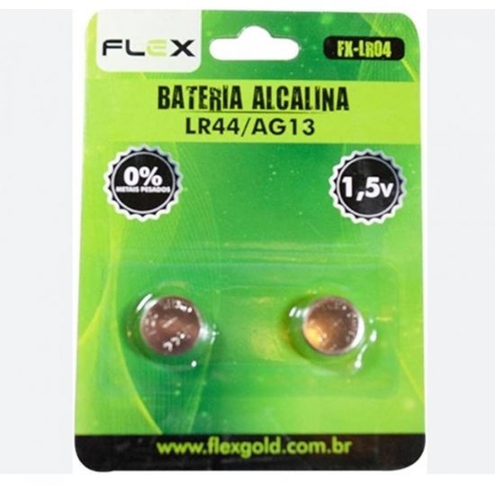 BATERIA BOTAO 1,5V LR44/AG13 164MA -CARTELA C/2