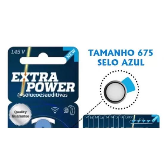 BATERIA AUDITIVA PR-44 675 CARTELA COM 6
