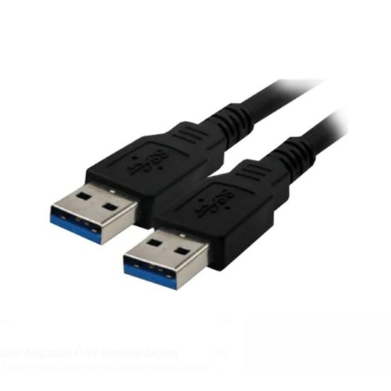 CABO USB A MACHO X A MACHO 3.0 1,80 METROS TRANSMISÃO DE DADOS
