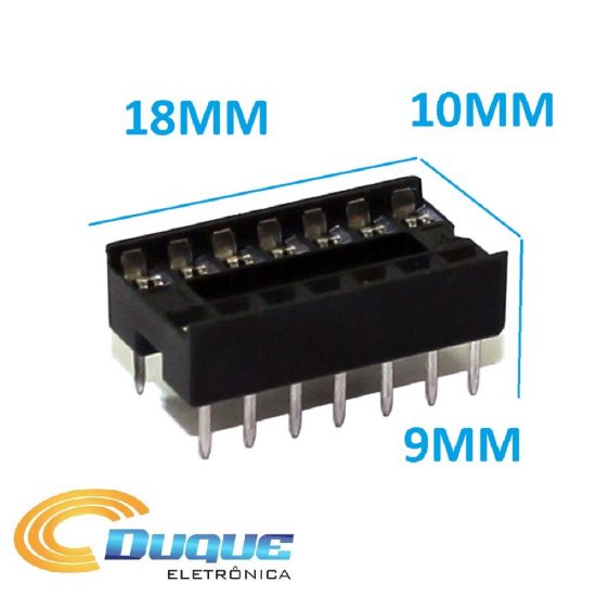 SOQUETE P/ CI 14 PINOS  COMUM