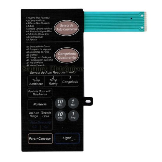 MEMBRANA PANASONIC NN 7806 PRETA