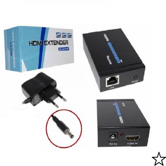 EXTENSOR HDMI 60M X RJ45 LT-HD388