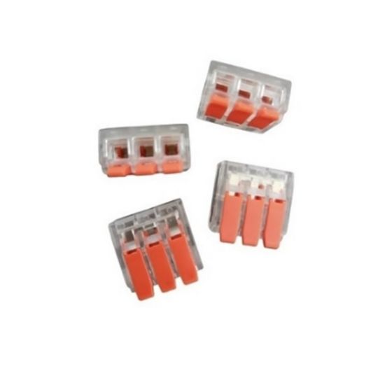 CONECTOR RAPIDO PCT-613 / LT-613 BORNE EMENDA DE FIOS FLEXIVEIS PARA FIO  0.5-6MM PCT613 LT613