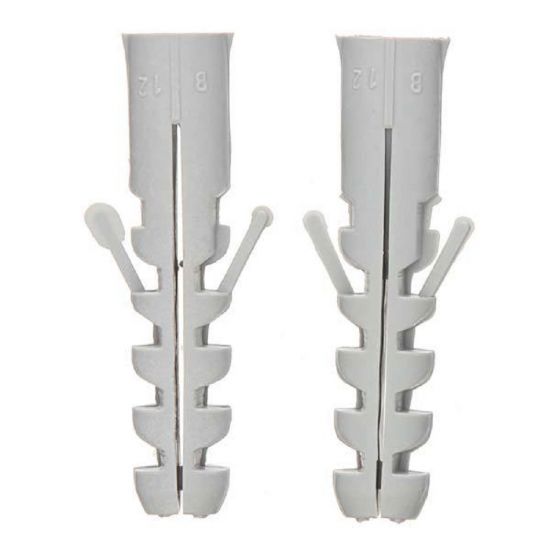 BUCHA NYLON 10MM  SEM ABA CINZA