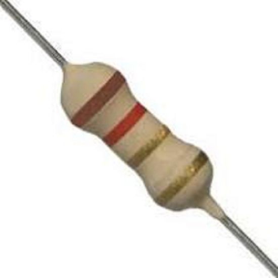 RESISTOR   1/4W     1R2 EMB C/100