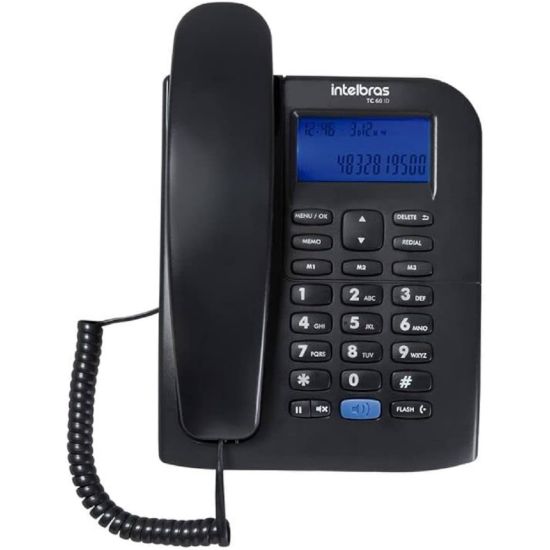 TELEFONE DE MESA COM IDENTIFICADOR TC60 INTELBRAS