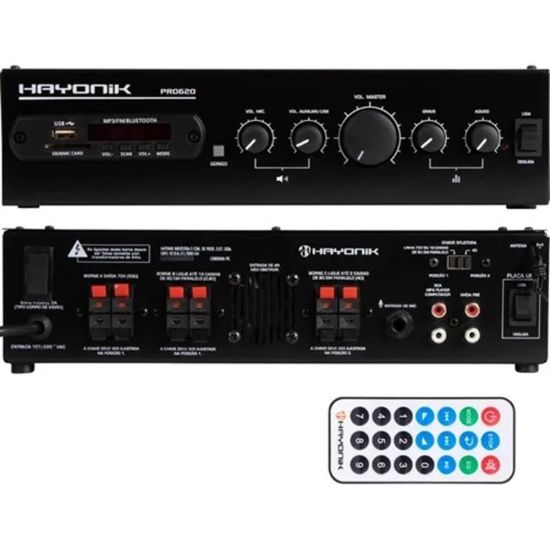 AMPLIFICADOR HAYONIK PRO620 GONGO 100W