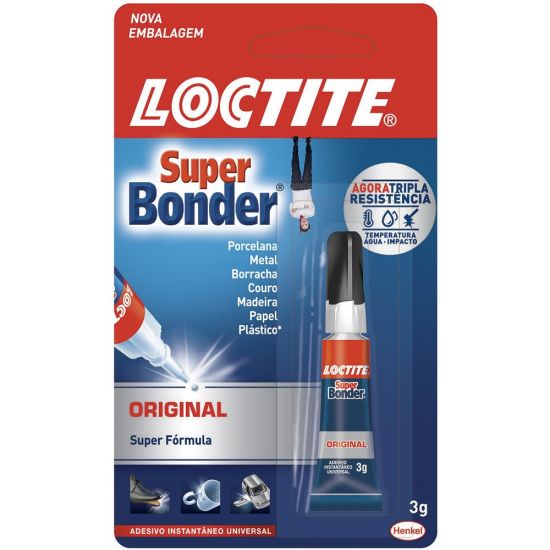 COLA LIQUIDA SUPER BONDER 3G LOCTITE