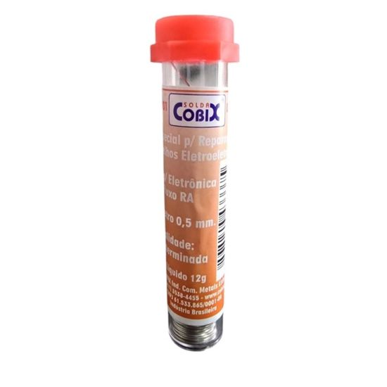 SOLDA 63 x 37 0,5mm TUBO COBIX TUBINHO