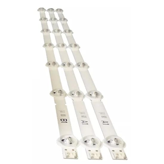 KIT 3 BARRAS LED LG 32LN540B/ 5400/ 570B  TC L32B6 7+7+8
