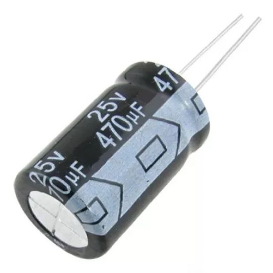 ELETROLITICO   470uF X 25V RD