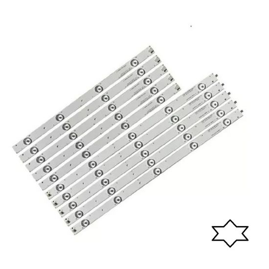 KIT 10 BARRA LED PANASONIC 42AS610B TC42AS61
