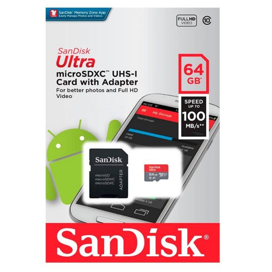 CARTAO DE MEMORIA 64GB SANDISK
