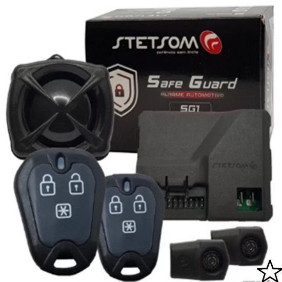ALARME AUTOMOTIVO C/ BLOQ. ANTIFURTO SG1 STETSOM