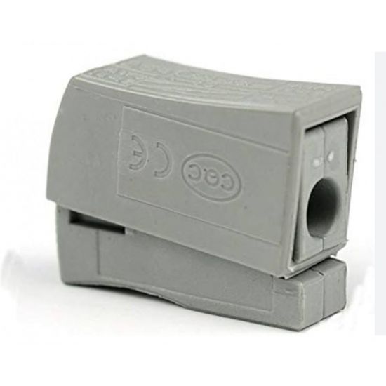 CONECTOR RAPIDO PCT-111 PARA CONEXÃO DO FIO CABO UNICO DE PCT111 FIOS 0,5MM-2,5MM