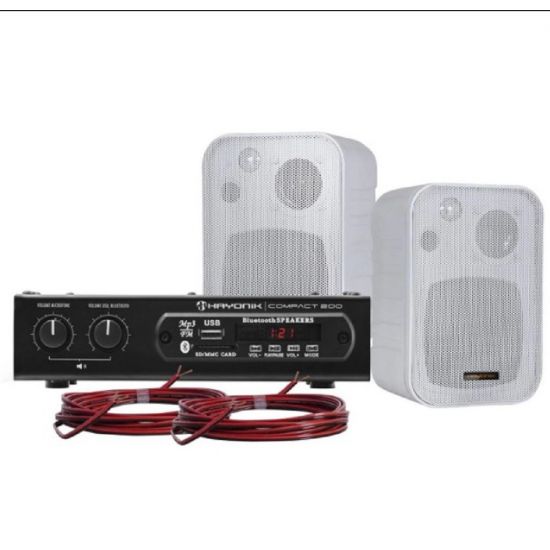 KIT SOM AMBIENTE AMBIENCE 2000 V2 BRANCO HAYONIK