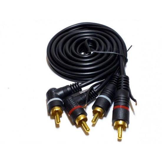 CABO MODULO 2RCA + 2RCA 1,5MTS STORM ACABO MODULO AUTOMOTIVO